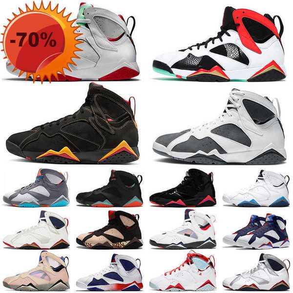 

boots boots new 2023 fashion sapphire  basketball shoes citrus 7s mens women z mist patent leather oregon ducks hare french jrdan jorda blu, Black