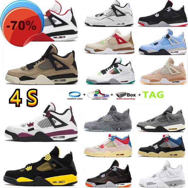 

boots 2023 designer 4 4s high basketball shoes bordeaux dark mocha unc university blue black cat pure money bred cool grey low concord citru