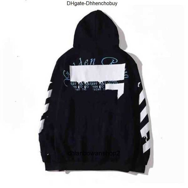 

2022 %60 off style trendy fashion sweater painted arrow crow stripe loose hoodie men's and women's coatjqm1off t-shirts offs white, Black