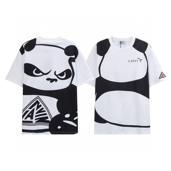 

men's plus tees & polos round neck embroidered and printed polar style summer wear with street pure cotton w0q0d, Black;brown