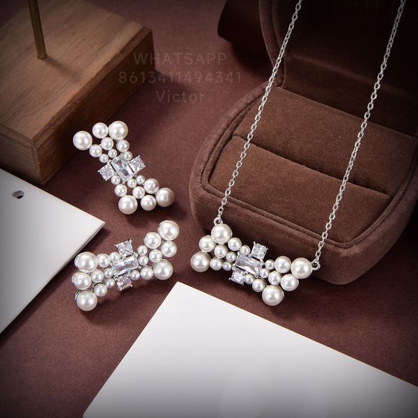 

botiega bowknot designer jewelry jewelry necklace suit for woman gold plated 18k official reproductions fashion classic style never fade gif, Silver