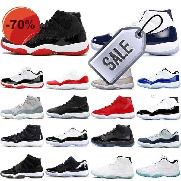 

boots concord 45 new bred 11 11s basketball shoes for mens womens cap and gown infrared 23 legend blue mens trainers sneakers 5 .5 -13, Black