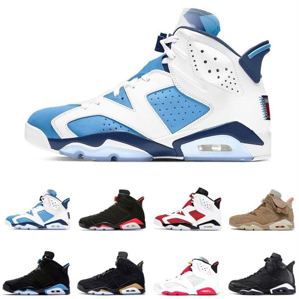 

6s 2021 carmine jumpman basketball shoes 6 electric green british khaki unc black infrared golden harvest mens trainers sport snea275q