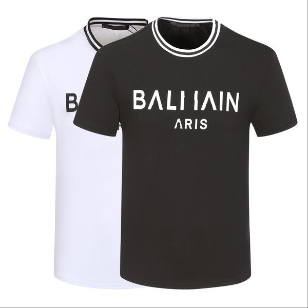 

new mens designers t shirt man womens tshirts with letters print short sleeves summer shirts men loose tees asian size m-3xl, White;black