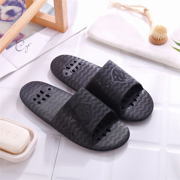 

fashion solid color slippers summer women's flat bottom simple gsgff, Black
