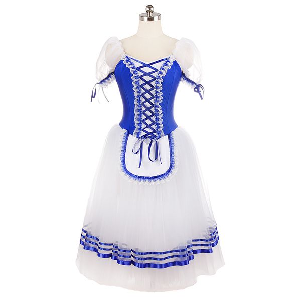 

stage wear royal blue white ballet tutu dress giselle long dress women yellow giselle burgundy flower festival pink romantic peasant tutu co, Black;red