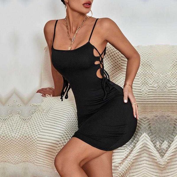 

pure desire sling dress black sleeveless for women summer, Black;gray