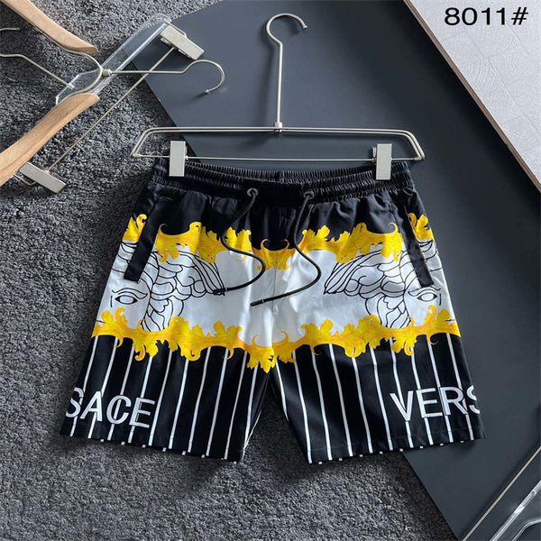 

2 mens summer fashion shorts designers board short gym mesh sportswear quick drying swimwear printing man s clothing swim beach pants #90, White;black