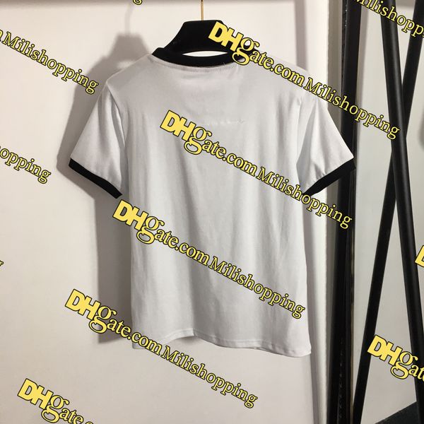 

women t-shirt letter print summer sort sleeve womens clothing t shirt, Black