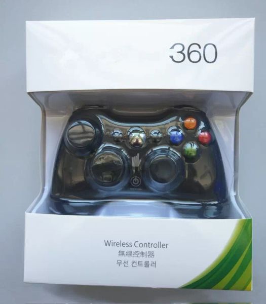 

2023 gamepad for xbox 360 wireless controller joystick game joypad with retail package