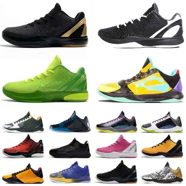

protro mamba zoom 5 6 mens basketball shoes lakers black purple trainers dark knight metallic gold white what if big stage men spo2201