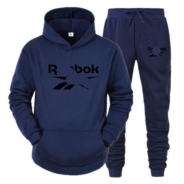 

autumn winter brand two pieces sets thick hoodies tracksuit men women sportswear gyms fitness training hoodies sweatshirts228i, Gray