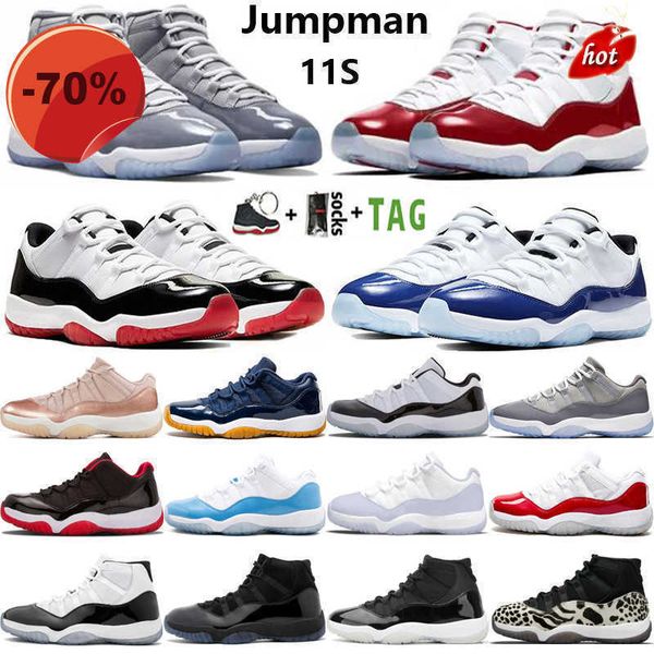 

boots boots ogs mens jumpman 11 high low og 11s men basketball shoes cherry pure violet cool grey 25th anniversary university blue rose, Black