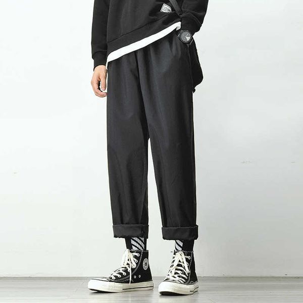 

men's pants men's joggers harem pants man black cotton comfortable pant summer casual streetwear loose trouser japanese trendy swe