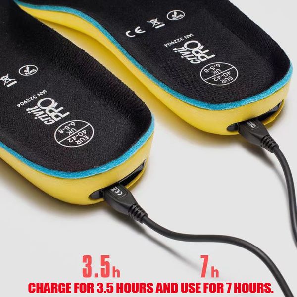 

shoe parts accessories usb heated shoe insoles electrically foot warming pad feet warmer sock mat winter outdoor sports heating insole winte, White;pink