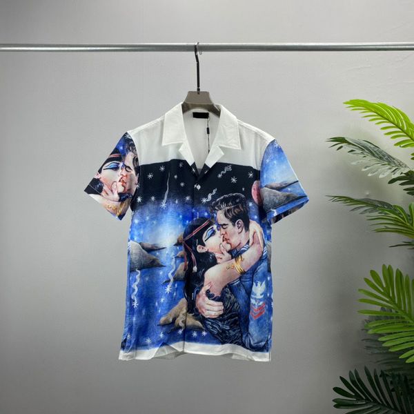 

men's plus tees & polos round neck embroidered and printed polar style summer wear with street pure cotton dq1e, Black;brown