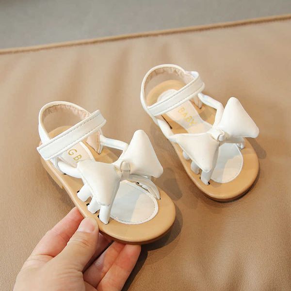 

sandals toddler girls sandals butterfly knot beach shoes for girls summer shoes kids designer shoes princess flat sandals black white z0225, Black;red