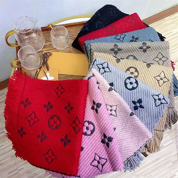 

2022 new luxury v scarf cashmere thick shawl women long winter wram pashmina wraps hijab with tassel bufanda foulard 2022 180x30cm gift292y, Blue;gray