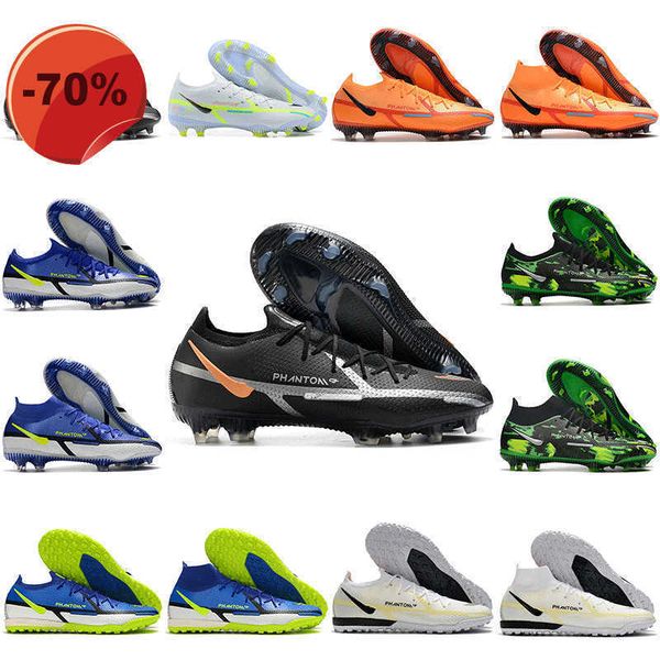 

sandals 2023 mens phantom gt ii elite dynamic fit fg tf football shoes black white red 3d gt2 2 soccer cleats boots outdoor