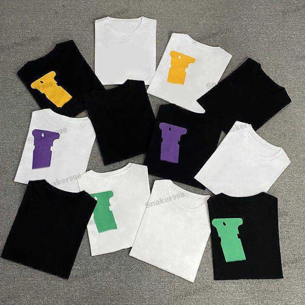 

2023 summer men women designers t-shirts loose tee apparel fashion brands mans shirt luxurys clothing street polos shorts sleeve tshirts, White;black