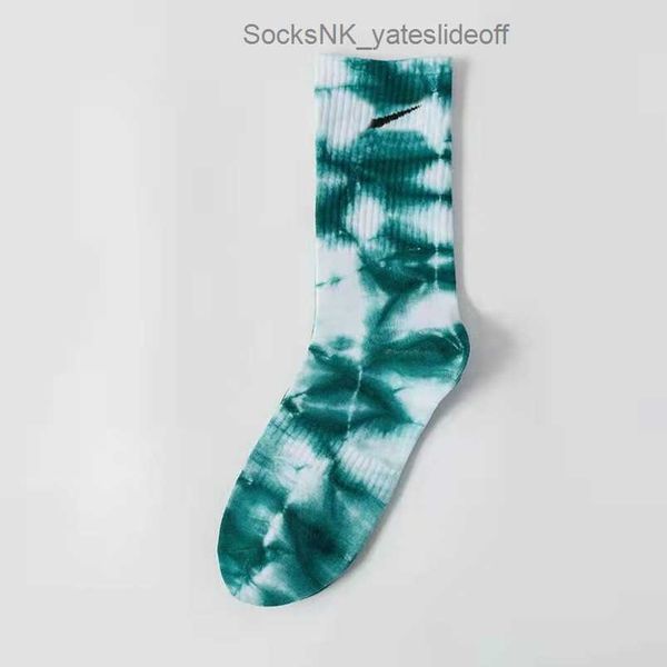 

men's socks luxury fashion women's hook brand stockings designers breathable versatile couple's men women tie dyed medium lon, Black