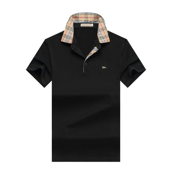 

2023 summer new product psycho/b skull rabbit embroidered polo shirt rib lapel casual fashion trendy men.m-3xl, White;black