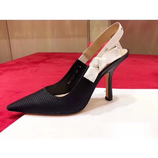 

2020 new arrival women fashion thin heels shoe office lady working black sandal pointed toe girls design dinner high heel size 35-41 #f