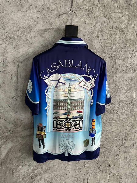 

2023 new fashion mens designer beautiful shirts - us size shirts - mens designer button short sleeve shirts, White;black