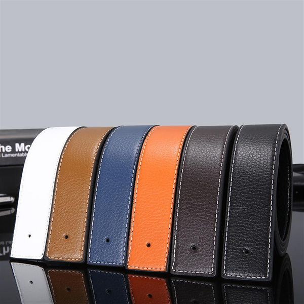 

business belts mens belt fashion men genuine leather black belts women big gold buckle smooth womens classic casual ceinture with 242z, Black;brown