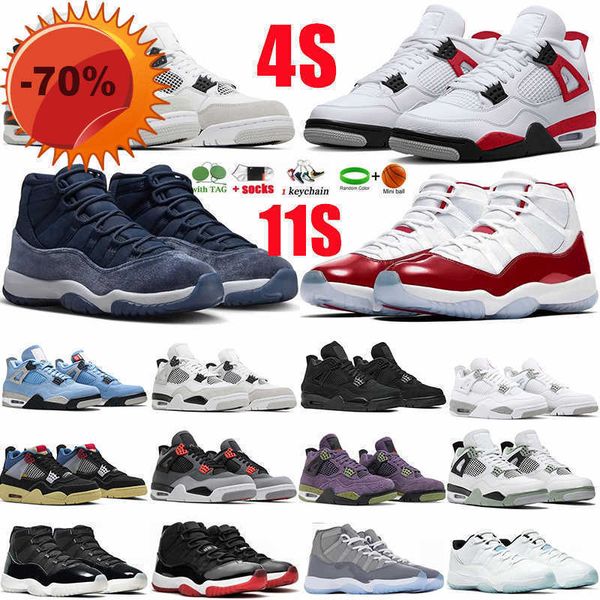 

boots outdoors basketball shoes 4 jumpman 4s midnight navy military black red cement violet ore sneakers 2023 cherry 11 11s cool grey bred