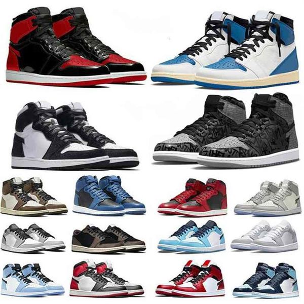 

1s mens 1 basketball shoes sneakers racer blue fearless 1 0 unc rebellionaire university panda wolf grey men outdoor261m