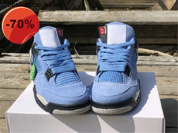 

slippers basketball new shoes 2021released 4 se university blue men basketball shoes 4s suede tech grey outdoor sports sneakers ct8527-400 w, Black