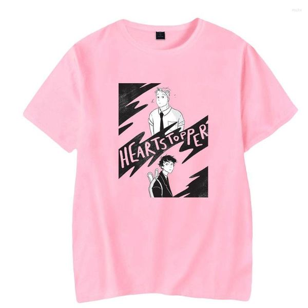 

t shirttmen's t shirts heartser summer letter pattern printing t-shirts casual all-match t, White;black