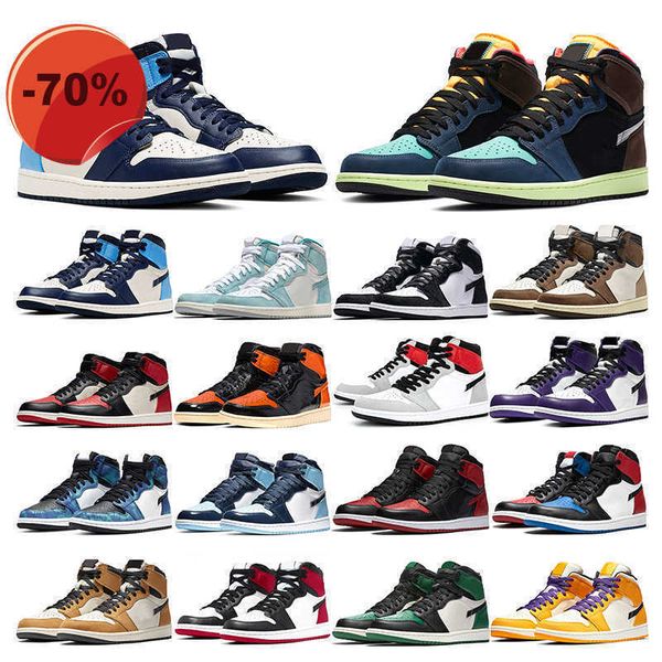 

sandals new 1s mens basketball shoes jumpman 1 bio hack black bredtoe obsidian panda pine green cactus jack women mens sport sneakers traine