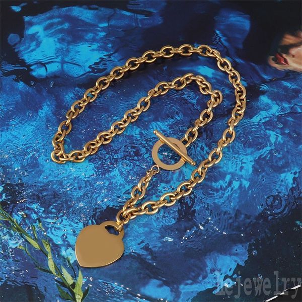 

letters womens love shape t designer necklace heart tag special carving letters necklaces set silver color please return to plated gold love