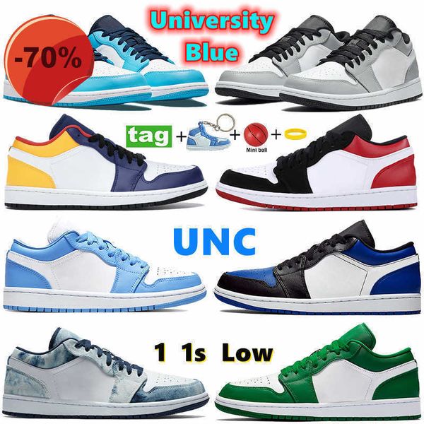 

dress shoes low 1 1s basketball shoes university blue banned unc shadow light smoke grey toe mens womens sneakers hyper game royal trainers, Black