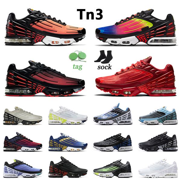 

new max plus tn 3 running shoes men women sneakers outdoor trainers triple white with white blue-grey crimson red radiant red tiger
