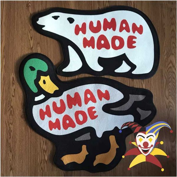 

animal duck polar bear human made blanket casual tee 0227, White;black