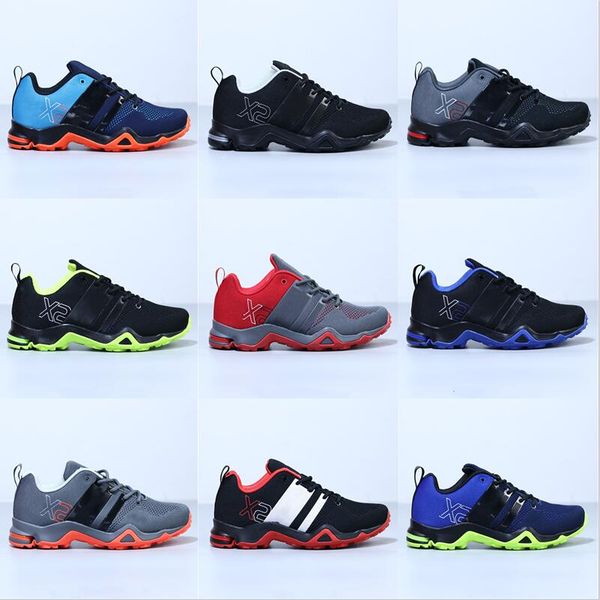 

ax2 mens blue running shoes outdoor waterproof and antiskid climbing boot