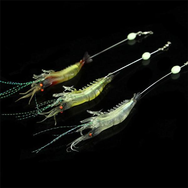 

high simulation lure soft bait with hook fake shrimp fake bait bionic shi hanging