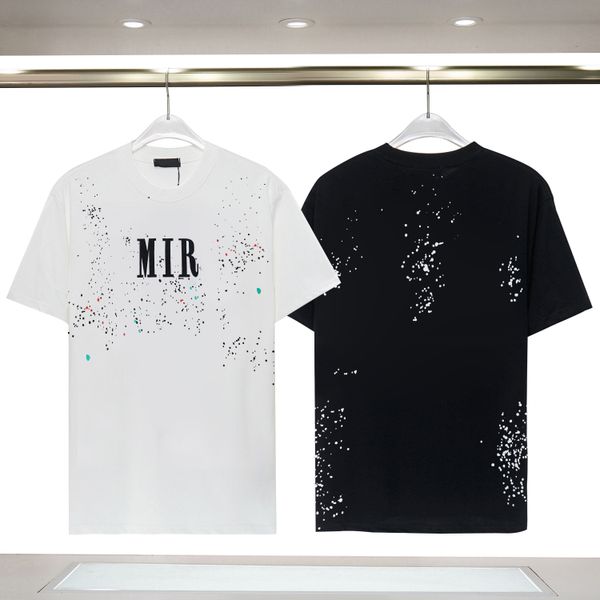 

men's t-shirt fashion embroider designer t shirt comfortable sport printed loose t shirt woman summer letters casual short sleeve summe, White;black
