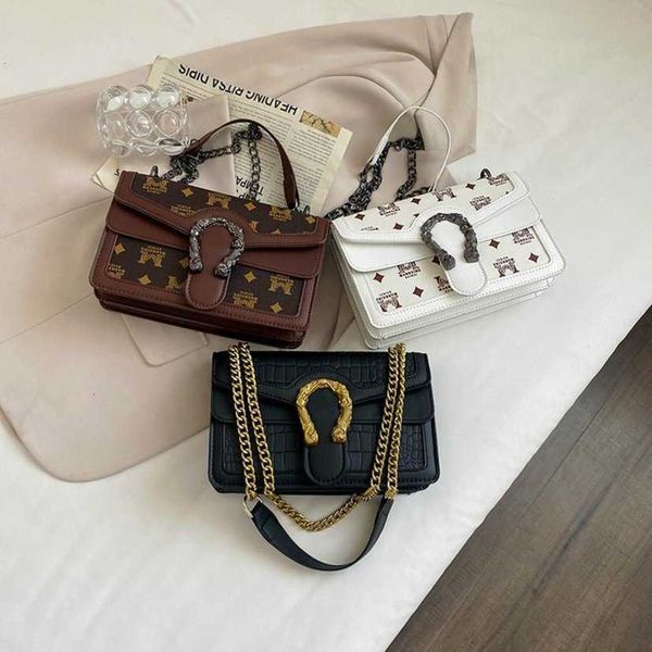 

2023 fashion letters designer bags korean chain small square casual style one-shoulder cross-body portable bag women handbags 50% off discou