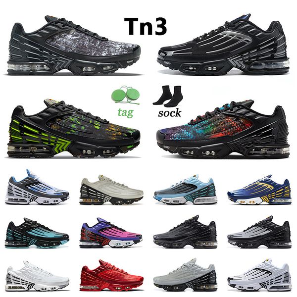 

2023 new max plus tn 3 running shoes men women sneakers outdoor trainers black graffiti crater black iridescent camo blue bone black repeat