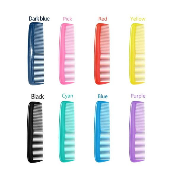 

anti-static hair combs mini double side hair brush pro beard comb barber hair comb hair styling tools salon accessories 2237, Silver