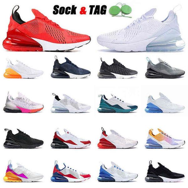 

fashion running shoes max 270s 27c mens womens habanero red summer gradient usa black white light bone total orange cool grey snea290v