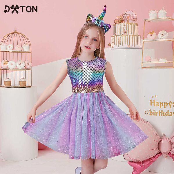 

girl's dresses dxton summer kids dresses for girls sleeveless party princess dress toddler birthday girls vestidos children tutu dress, Red;yellow