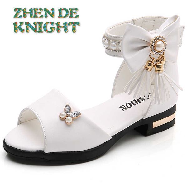 

sandals kids sandal girls summer shoes children high heels for girl kids tassel beading princess shoes  5 6 7 8 9 10 11 12 13 14 years z022, Black;red