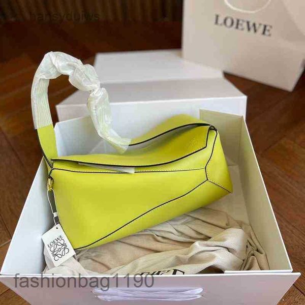 

designer loews shoulder bags bag 2023 women handbag puzzles trend stitching geometric single underarm leather magic portable large cap b3np