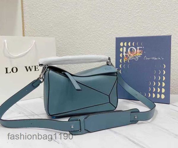 

leather shoulder bag designer loews handbag puzzle leather mini bags single messenger 2023 lingge fashion geometry puzzle woman 62cm
