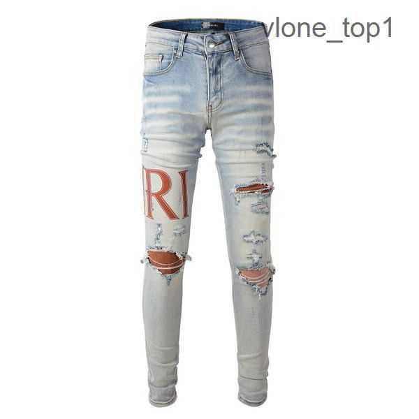 

coolguy 2023 amirs pants new arrivals jean mens luxury trousers designer denim biker jeans holes man clothing #840 1 0cgu, Blue